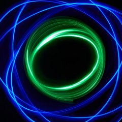 Light-Painting Abstrakt